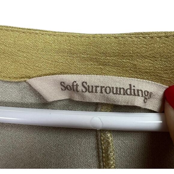 Soft Surroundings Boho Midi Dress Pockets Jungle Print XL - Picture 3 of 13